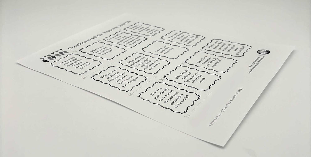 FREE Women's Month Conversation Cards