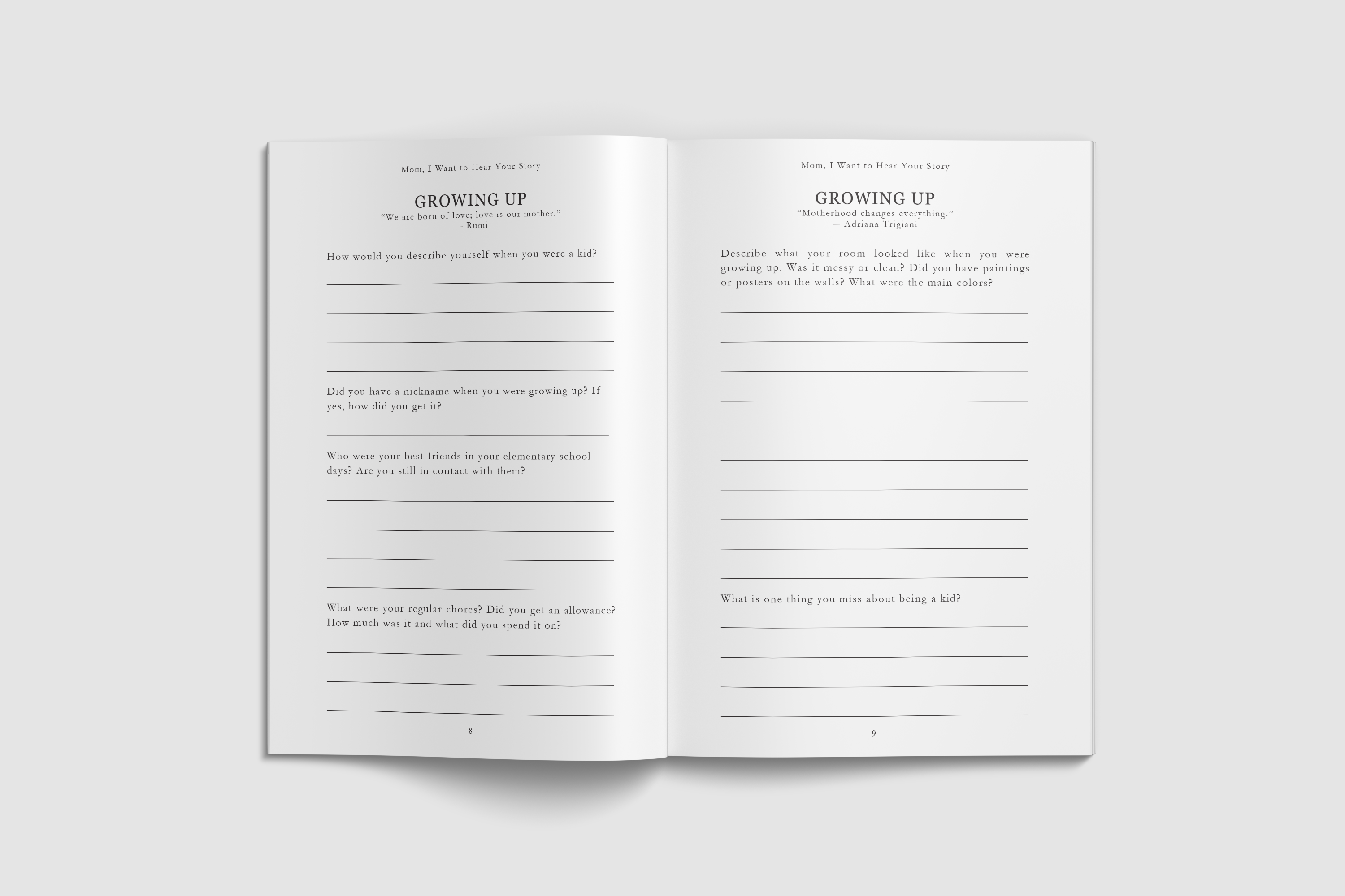 Mom, I Want to Hear Your Story · Hear Your Story