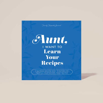 Aunt, I Want to Learn Your Recipes