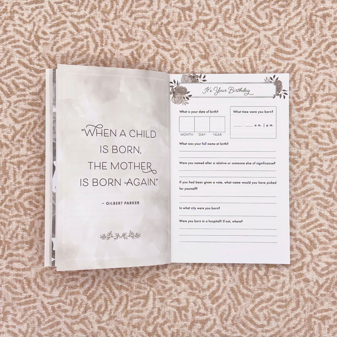 Mamá, quiero escuchar tu historia: ¡el regalo que le encantará a tu mamá!